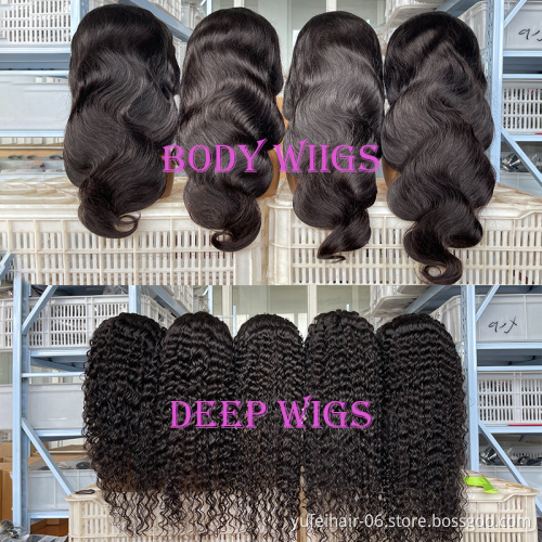 Wholesale Body Wave HD Lace Frontal Wigs Human Hair 100 Brazilian Virgin Hair 360 Lace Front Wigs For Black Women